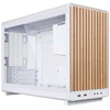 Image de Lian Li A3-mATX Glass (Blanc/Bois Foncé)