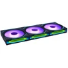 Image de Lian Li Uni Fan SL-Infinity Wireless 120 Reverse Blade Pack de 3 - Noir