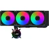 Image de Lian Li GA II Hydroshift II LCD-C 360CL Processeur Refroidisseur de liquide tout-en-un 12 cm Noir en occasion ou reconditionné
