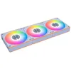 Image de Ventilateurs ARGB PWM 120 mm - Lian Li - UNI FAN CL - Sans fil - Refroidissement puissant - Blanc