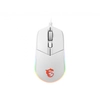 Image de Msi Clutch Gm11 White Souris Gaming Ambidextre Usb Type-a Optique 5000 Dpi