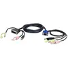 Image de Câble Kvm Aten Vga Usb Audio Noir 1,8 M