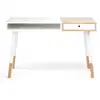 Image de Bureau Design "sonnenblick" 120cm Blanc & Chêne