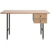 Image de Bureau Design 2 Tiroirs "jugend" 130cm Chêne