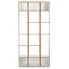 Image de Bibliothèque Design 6 Étagères "newbury" 210cm Chêne & Blanc