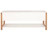 Image de Banc De Rangement Design "northgate" 120cm Chêne & Blanc