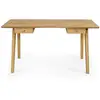 Image de Bureau Design 2 Tiroirs "nice" 140cm Chêne