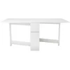 Image de Table Console Pliante "kungla" 170cm Bouleau Blanc