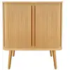 Image de Buffet 2 Portes Design "rove" 95cm Chêne