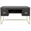 Image de Bureau Design "pimlico" 130cm Charbon