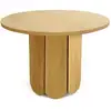 Image de Table À Manger Ronde Design "soft" 98cm Chêne