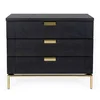 Image de Commode Design 3 Tiroirs "pimlico" 91cm Charbon