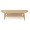 Image de Table Basse En Bois "courbée" 130cm Chêne
