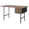 Image de Bureau Design 2 Tiroirs "jugend" 130cm Noyer