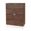 Image de Buffet 4 Portes & 4 Niveaux "plof" 140cm Noyer
