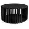 Image de Table Basse Ronde Design "drum" 83cm Noir