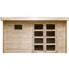 Image de Abri De Jardin En Bois Brut, Ep 28mm, Surface Utile 9.9m² INT023/Ineksa
