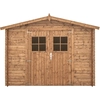Image de Abri De Jardin En Bois Traité, Ep 19mm, Surface Utile 7.62m² INT044 / Ineksa