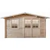 Image de Abri De Jardin En Bois Brut, Ep 28mm, Surface Utile 9.9m² Int021 /ineksa