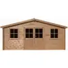 Image de Abri De Jardin Bois, Ep 28mm, 480x400, Surface Utile 17.35m², INT048/ineksa