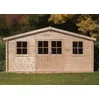 Image de Abri de jardin - INT048 - Bois massif - 28mm - Double porte vitrée - 192m²