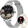 Image de Montre Connectée Femme Avec Appel Bluetooth 1.19U201D Amoled Smartwatch Femme Avec 2 Bracelet 100+ Modes Sport Fréquence Cardia
