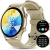 Image de Montre Connectée Femme: Cadeau Femme Sport Smartwatch Ronde 110+ Modes Sport Podometre Moniteur De Fréquence Cardiaque/Oxymètres