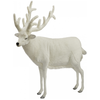 Image de Peluche Géante Renne Blanc 150 Cm - Décoration Et Compagnon Doux