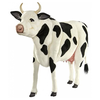 Image de Peluche Vache Noire Et Blanche Géante - 92 Cm De Hauteur Et 122 Cm De Longueur