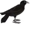 Image de Peluche Hansa Corbeau 30 X 10 X 18 Cm Multicolor Textile