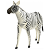 Image de Peluche Géante Zèbre Jacquard 160 Cm - Décoration Savane Exceptionnelle