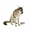 Image de Peluche Géante Loup Assis De 105 Cm - Compagnon Idéal Pour Enfants