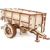 Image de Maquette 3d En Bois - Remorque De Tracteur 20 Cm