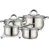 Image de Batterie de cuisine - Maestro MR-2021 - 9 pièces - Acier inoxydable - Compatible induction