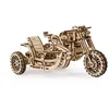 Image de Ugears - Modèle en bois Scrambler UGR-10 Motor Bike moto avec side-car 380 pièces