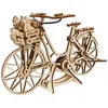 Image de Puzzle 3D en bois - UGEARS - Bicyclette hollandaise - 75 pièces - Pédales rotatives & chaîne - Sans colle ni outils