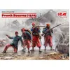 Image de Figurines - ICM - Zouaves de la Première Guerre Mondiale - 4 figurines - Échelle 1/35 - À monter soi-même