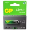 Image de Piles jetables - GP - Pack de 4 - AA/LR6 - Ultra Plus - g-Tech