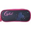 Image de Trousse Scolaire - NO NAME - Cybel - 2 Compartiments - Marine et Rose - 23x7x10cm