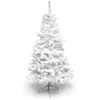 Image de Sapin de Noël artificiel blanc LA BOUTIQUE DE NOËL 150 cm 452 branches réaliste avec pied métal