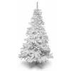 Image de Sapin de Noël artificiel blanc LA BOUTIQUE DE NOËL 180 cm - 740 branches réalistes - Pied métal inclus