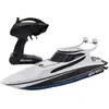 Image de Bateau Télécommandé - Silverlit - 4speed - Speed Boat - 8 Km/h - 34 Cm - Blanc Et Noir - Des 8 Ans