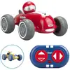 Image de Voiture Télécommandée - Look Vintage - Des 3 Ans - Coloris Aléatoire : Rouge Ou Jaune - 13 Cm