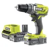 Image de RYOBI - Perceuse-visseuse 18V ONE+ 2 vitesses 50Nm - Eclairage LED - Avec 2 batteries 2 Ah chargeur & sac transport - R18DD3-220S