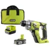 Image de RYOBI - Perforateur SDS+ 18V ONE+ - 4 modes - 1 3 Joules Epta + batterie 2 5 Ah - chargeur sac de transport - R18SDS-125S