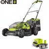 Image de Tondeuse Poussée Ryobi 18v One+ Plastique Chartreuse Et Gris 37 Cm Ryobi