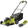 Image de Tondeuse À Gazon Poussée Ryobi 36v 40 Cm Verte Avec Batterie 5,0 Ah Et Chargeur