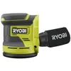 Image de RYOBI - Ponceuse excentrique 18V ONE+ - oscillation 24 mm - patin diam. 125 mm - 22 000 osc/min - Livrée avec 3 abrasifs - RROS18-0
