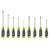 Image de RYOBI - Jeu de 9 tournevis avec lame aimantée SL3 SL4 SL55 x 2 SL66 PH1 PH2 PZ1 PZ2 - RHSDS9PC