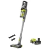 Image de Aspirateur Balai Brushless 18v Ryobi - 90 Aw - Batterie 4,0ah - Chargeur Rapide - Rs